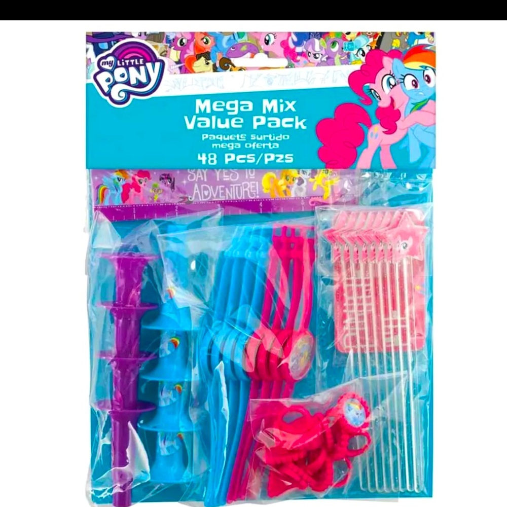 My Little Pony Mega Mix Value Pack, which is a party favor set.
